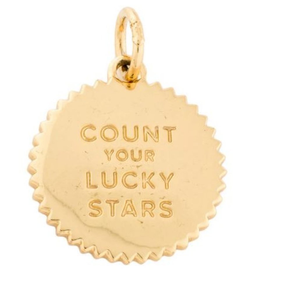India Hicks 'Count Your Lucky Stars' token pendant